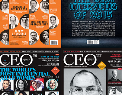 CEO Middle East Magazine Covers