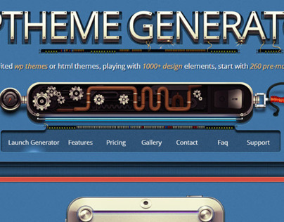 WP theme generator