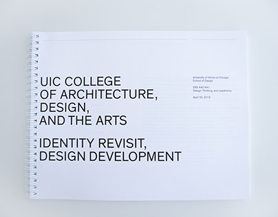 UIC CADA Identity Design
