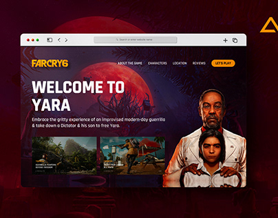 Unlocking Farcry: Game Website Redesign Concept!