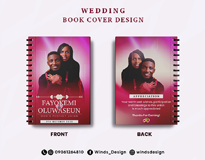 Project thumbnail - Wedding Book Cover Design