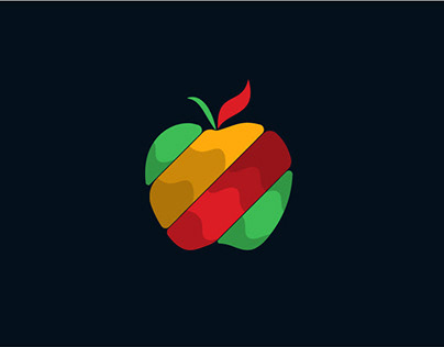 The mad apple shop logo design