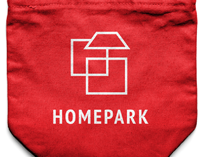 Homepark - shopping park - logotype and branbook