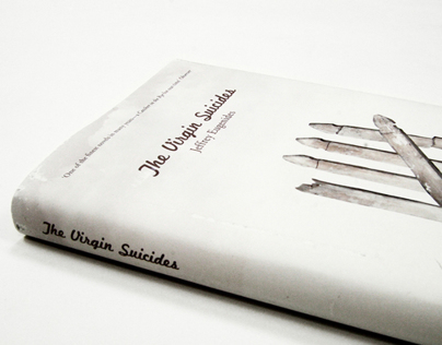 Redesign of the book, 'The Virgin Suicides'