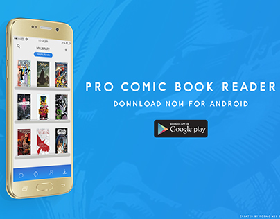 Pro Comic Book Reader Fictional App