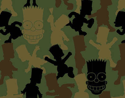 THE SIMPSONS PATTERN BOOK - CAMOUFLAGE
