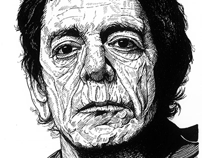 Lou Reed by Bill Rivers