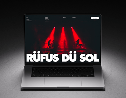 RUFUS DU SOL - Website (Redesign)