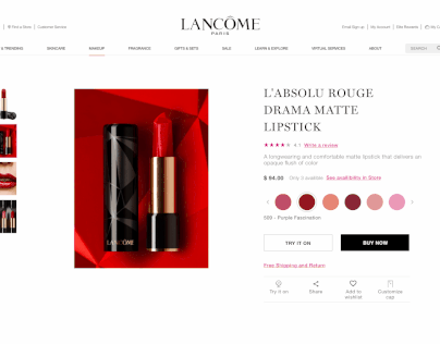 Lancome cosmetics