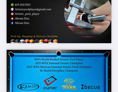 Business card,indesign,layout,billiards,design