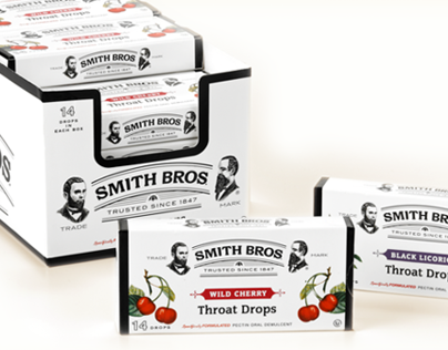 Smith Brothers Cough Drops Redesign