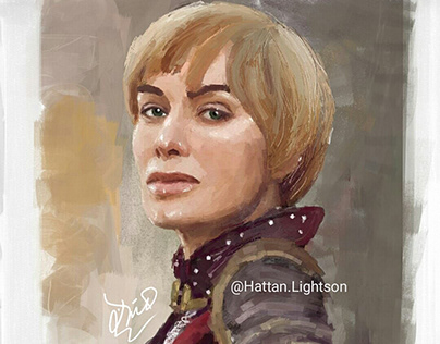 رسم رقمي سيرسي لانستر Digital art Cersei Lannister