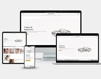 Creative Jewelry Store Website Design