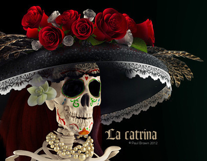 La Catrina - Mexican Day of the Dead Character