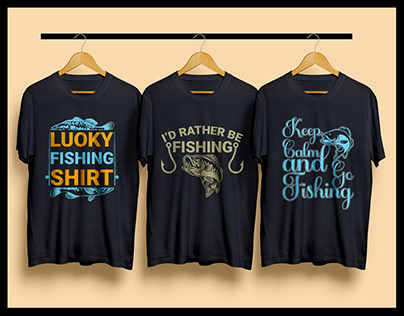 Fishing t-shirt design || T-shirt design