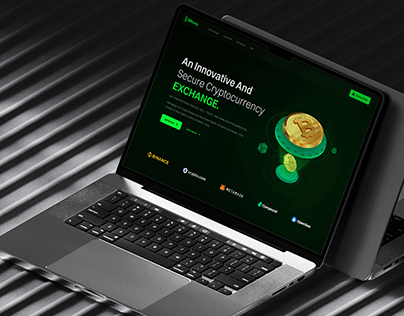 Cryptocurrency Exchange Landing Page Design