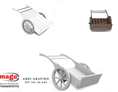 Bullo Cart - 3D Modeling