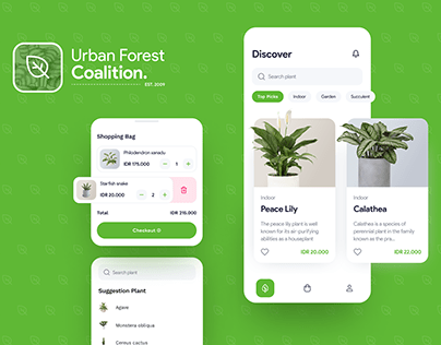 Plant Tree & Flower Information App UI