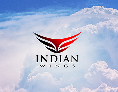 Indian Wings: Logo and Aeroplane Branding design