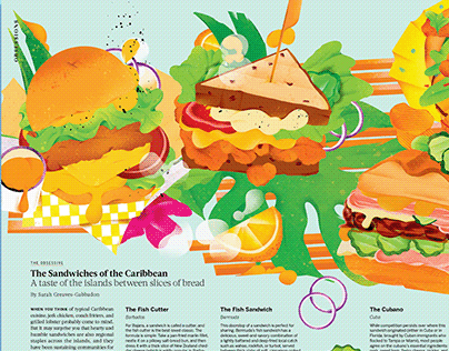 Food & Wine Magazine - illustration