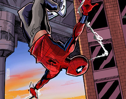 MARVEL: Spider-man comic fan art
