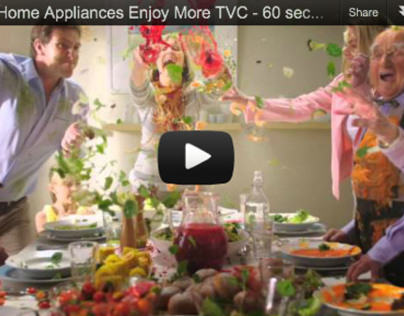 Food styling for Samsung TVC