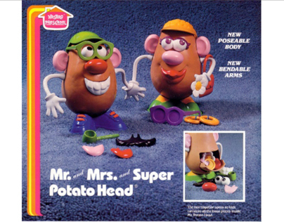 Co-redesign of Mr and Mrs Potato Head