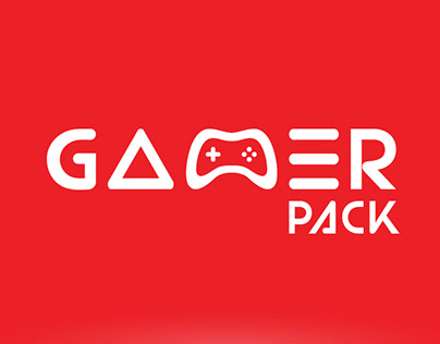 "GAMER PACK" logo design