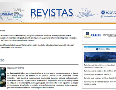 Repositorio Revistas electrónicas Universidad Mariana