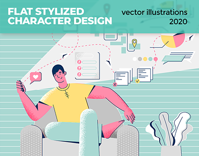 various vector illustrations 2020