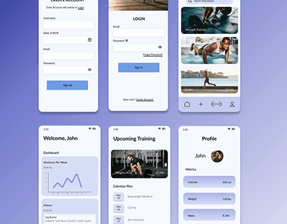 Fitness App | UI/UX Design