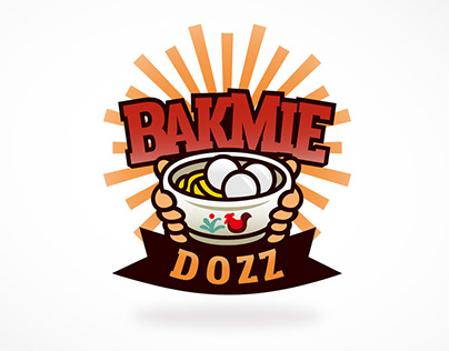Bakmie Dozz Logo Design