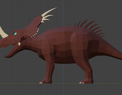 Styracosaurus Model