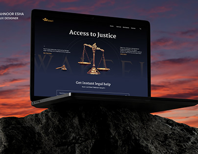 Lawyer Website Design in Dark & Light mode