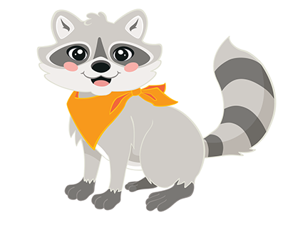 GSNorcal Camp Mascot Redesigned: Roxy the Raccoon