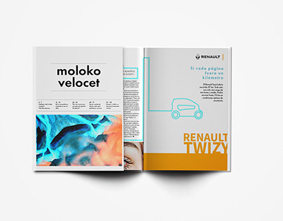 Renault Twizy Magazine Print Ad (model)