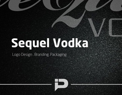 Sequel Vodka Logo + Branding
