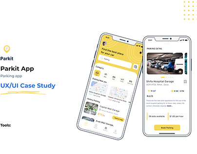 Parkit (App& Dashboard) - Parking/ UI/UX Case Study
