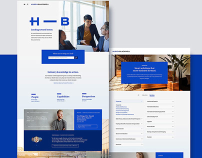 Husch Blackwell Website and Print Collateral