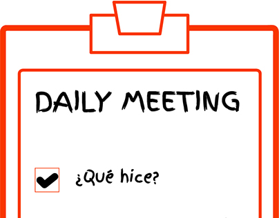 Stiker Daily Meeting
