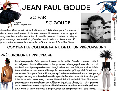 FICHE ART' Jean Paul Goude 2022
