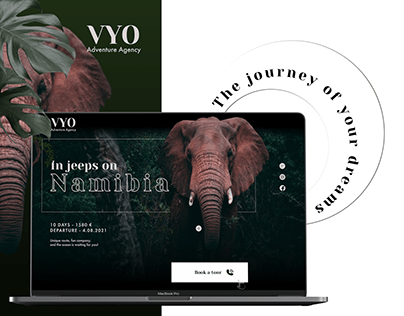 The journey of your dreams/Landing Page
