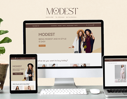 Corporate website modest