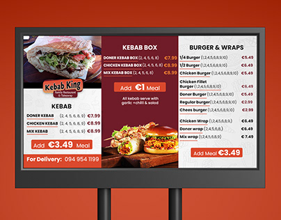 Led Ad Design for Kebab King