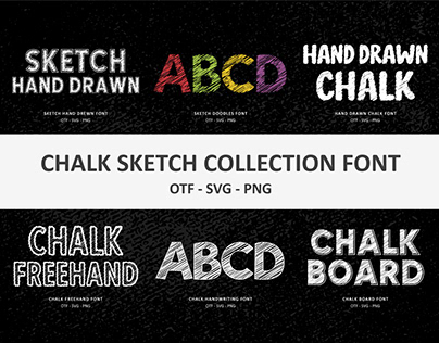 Chalk Sketch Collection Font