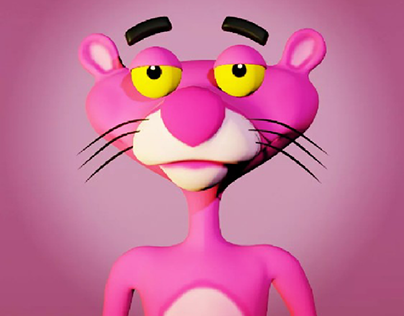 Pink Panther's 3D Character