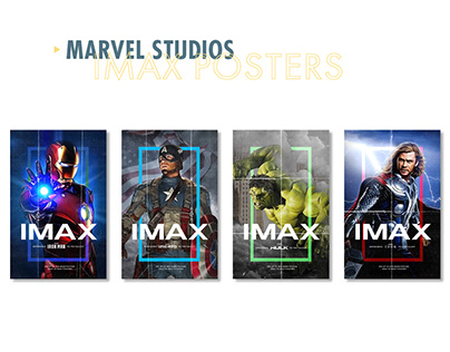 Marvel Studios - IMAX Poster Designs
