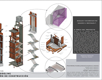Structural project with Revit - LOD 350-400