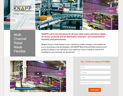 KNAPP USA Multi-Channel Retail Landing