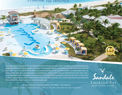 Sandals Emerald Bay Print Ad